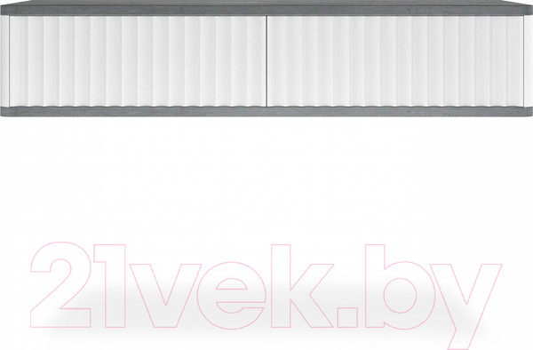 Изображение товара Тумба Shtabe Royal 5010 эко (белый/металл бруклин)