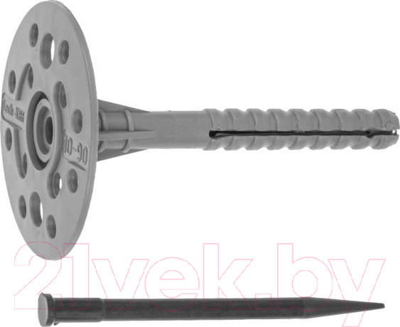 Изображение товара Дюбель для теплоизоляции Starfix C пластмассовым гвоздем 10х90 / SMW3-28955-1000 (1000шт)