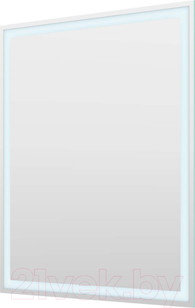 Изображение товара Зеркало Пекам Greta 70x80 / greta-70x80dpcl (с подсветкой, сенсором на взмах руки, подогревом и часами)