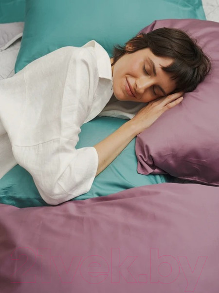 Изображение товара Комплект постельного белья GoodNight Сатин Делюкс 1.5 / 330872 (пыльная роза)