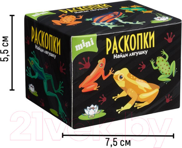 Изображение товара Набор для опытов Bumbaram Набор для проведения раскопок. Лягушки / dig-109