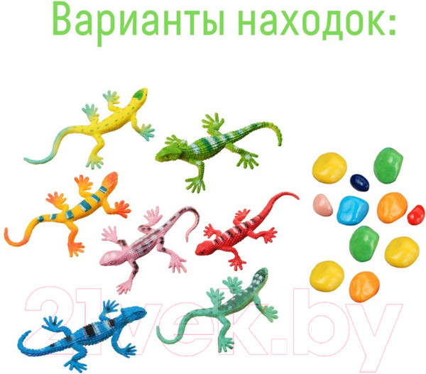 Изображение товара Набор для опытов Раскопки Набор для проведения раскопок. Ящерки / dig-112