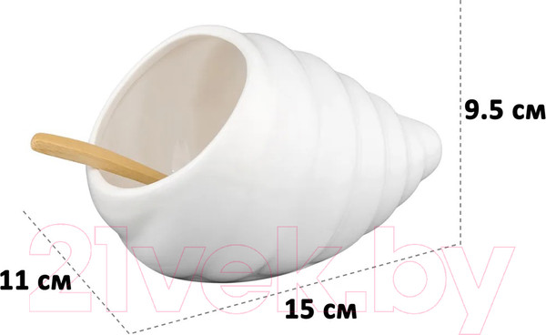 Изображение товара Емкость для хранения Elan Gallery Ракушка / 540195