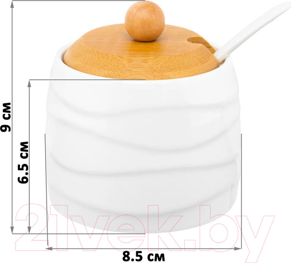 Изображение товара Емкость для хранения Elan Gallery Айсберг волны / 540403