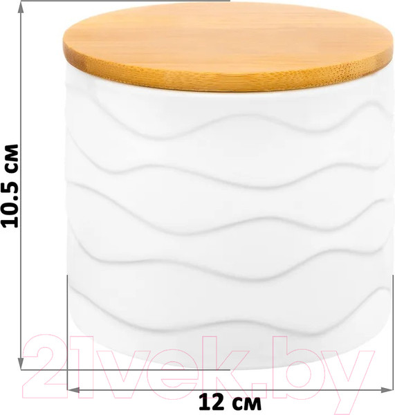 Изображение товара Емкость для хранения Elan Gallery Айсберг волны / 540407