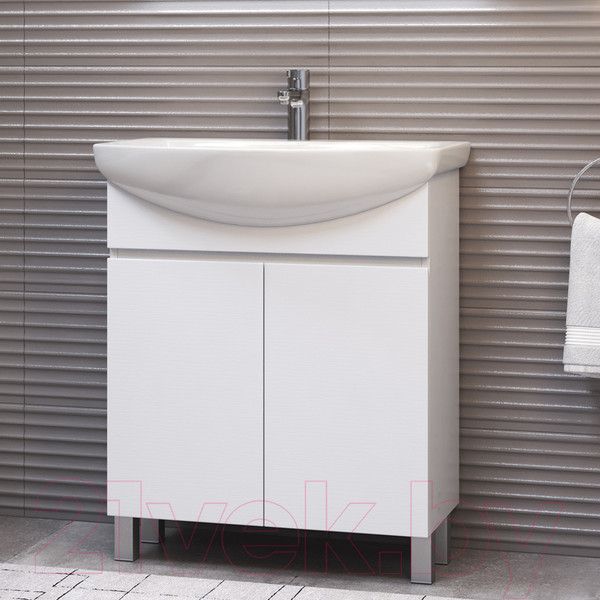 Изображение товара Тумба под умывальник Vigo Wing 700-2-0 (белый)