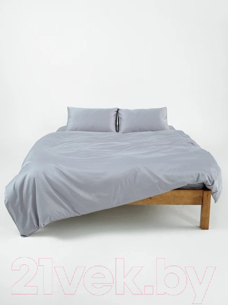 Изображение товара Комплект постельного белья GoodNight Сатин Делюкс 1.5 / 267083 (серый)