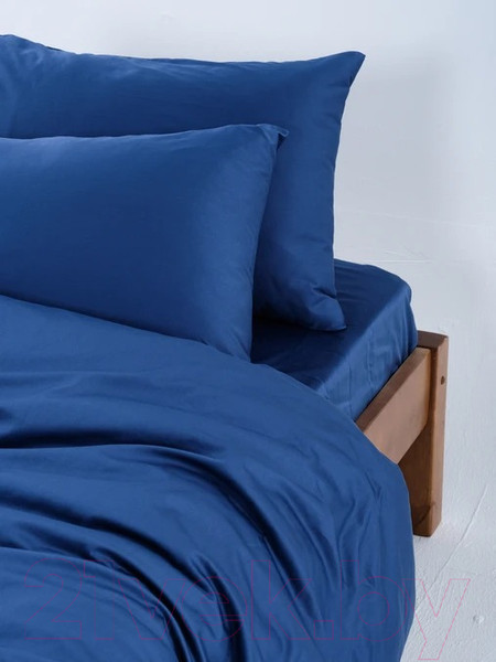 Изображение товара Комплект постельного белья GoodNight Сатин Делюкс 1.5 / 348380 (синий)