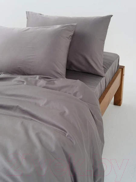 Изображение товара Комплект постельного белья GoodNight Сатин Делюкс 1.5 / 401427 (тауп)