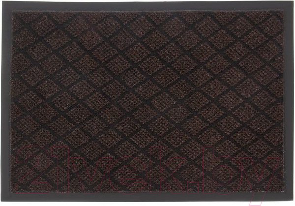 Изображение товара Коврик грязезащитный Kovroff Галант ребристый 80x120 / 50903 (коричневый)