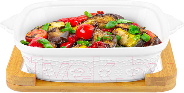 Изображение товара Форма для запекания Elan Gallery Белый узор / 540527