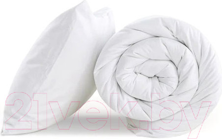 Изображение товара Комплект постельного белья GoodNight Сатин Делюкс 2 сп с Евро / 270500 (белый)