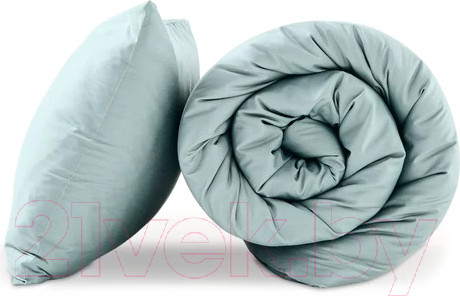 Изображение товара Комплект постельного белья GoodNight Сатин Делюкс Евро 2 / 396392 (вода)