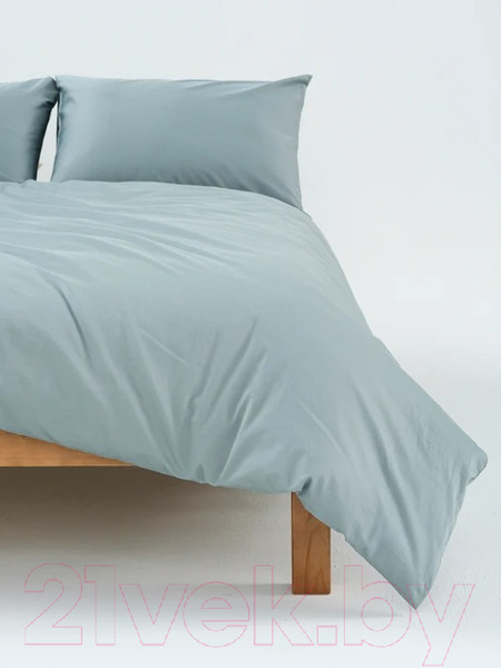 Изображение товара Комплект постельного белья GoodNight Сатин Делюкс Евро 2 / 396392 (вода)