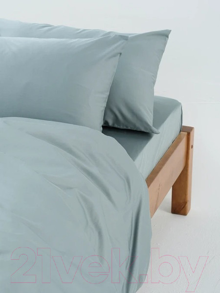 Изображение товара Комплект постельного белья GoodNight Сатин Делюкс Евро 2 / 396392 (вода)