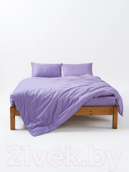 Изображение товара Комплект постельного белья GoodNight Сатин Делюкс Евро 2 / 270499 (лаванда)