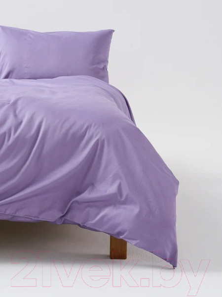 Изображение товара Комплект постельного белья GoodNight Сатин Делюкс Евро 2 / 270499 (лаванда)