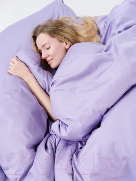 Изображение товара Комплект постельного белья GoodNight Сатин Делюкс Евро 2 / 270499 (лаванда)