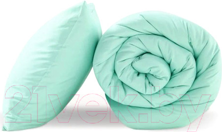 Изображение товара Комплект постельного белья GoodNight Сатин Делюкс Евро 2 / 385241 (мята)