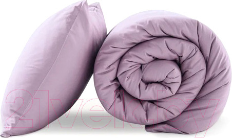 Изображение товара Комплект постельного белья GoodNight Сатин Делюкс Евро 2 / 330926 (пыльная роза)