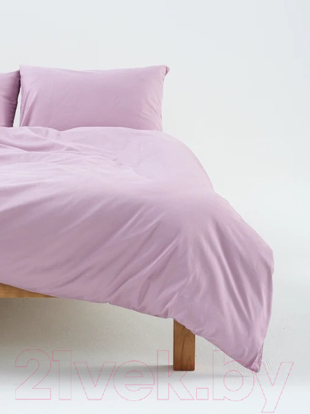 Изображение товара Комплект постельного белья GoodNight Сатин Делюкс Евро 2 / 330926 (пыльная роза)