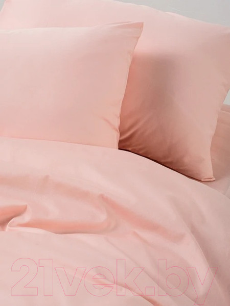 Изображение товара Комплект постельного белья GoodNight Сатин Делюкс Евро 2 / 341725 (розовый)