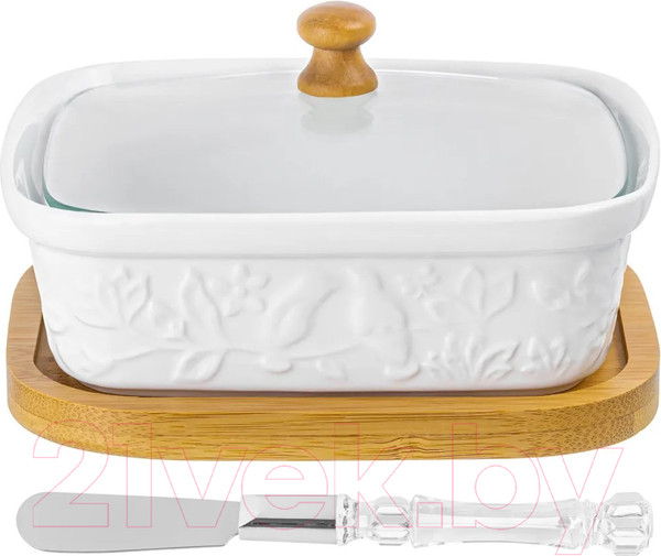 Изображение товара Паштетница Elan Gallery Птички на ветке / 540326