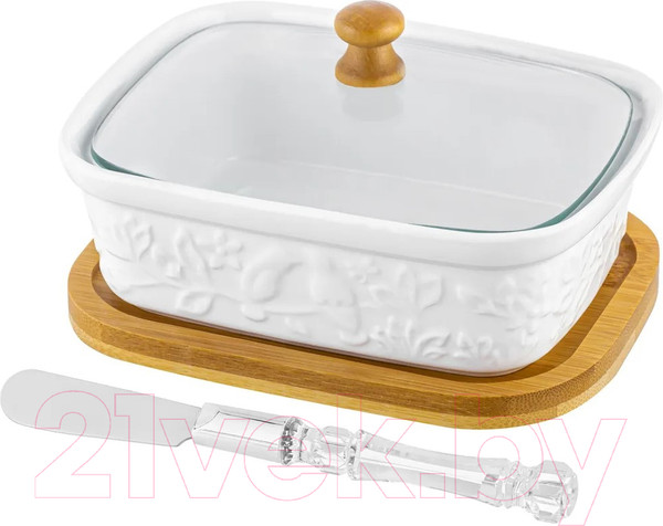 Изображение товара Паштетница Elan Gallery Птички на ветке / 540326