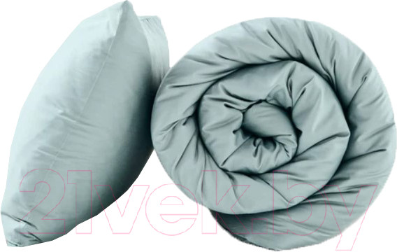 Изображение товара Комплект постельного белья GoodNight Сатин Делюкс Дуэт / 396394 (50x70, вода)