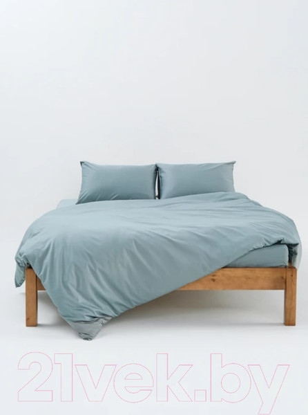 Изображение товара Комплект постельного белья GoodNight Сатин Делюкс Дуэт / 396394 (50x70, вода)