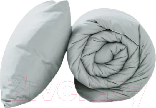 Изображение товара Комплект постельного белья GoodNight Сатин Делюкс Дуэт / 341730 (50x70, жемчужный)