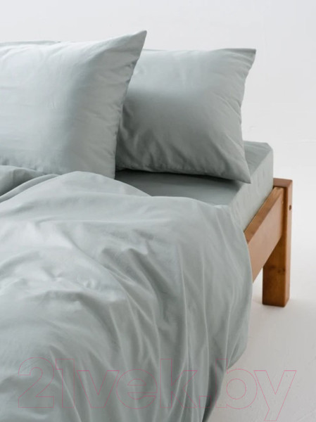 Изображение товара Комплект постельного белья GoodNight Сатин Делюкс Дуэт / 341730 (50x70, жемчужный)