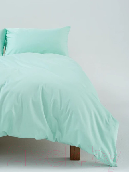Изображение товара Комплект постельного белья GoodNight Сатин Делюкс Дуэт / 385242 (50x70, мята)