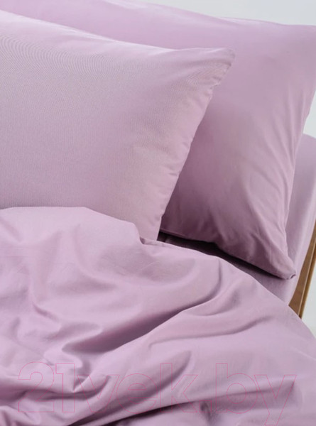 Изображение товара Комплект постельного белья GoodNight Сатин Делюкс Дуэт / 330927 (50x70, пыльная роза)