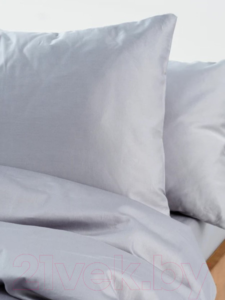 Изображение товара Комплект постельного белья GoodNight Сатин Делюкс Дуэт / 266586 (50x70, серый)