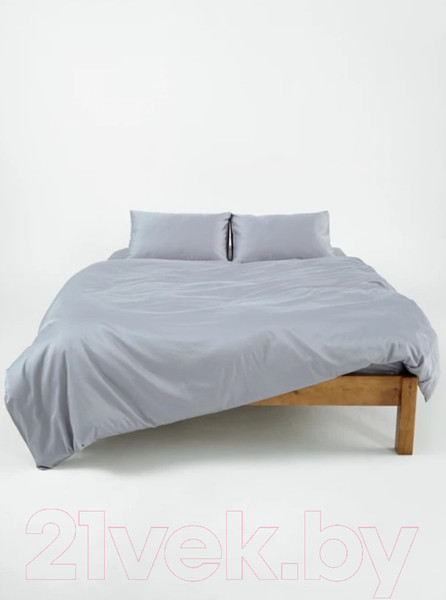Изображение товара Комплект постельного белья GoodNight Сатин Делюкс Дуэт / 266586 (50x70, серый)