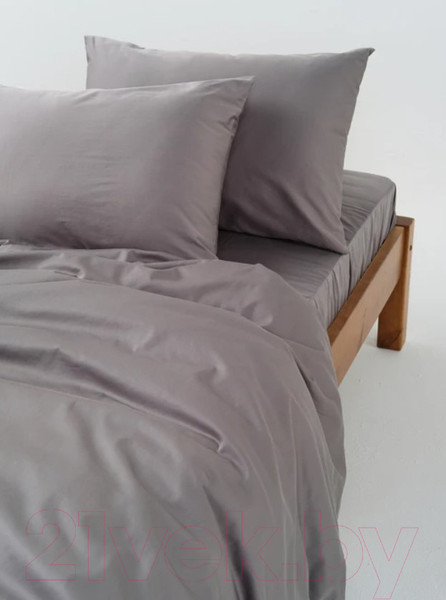 Изображение товара Комплект постельного белья GoodNight Сатин Делюкс Дуэт / 401433 (50x70, тауп)