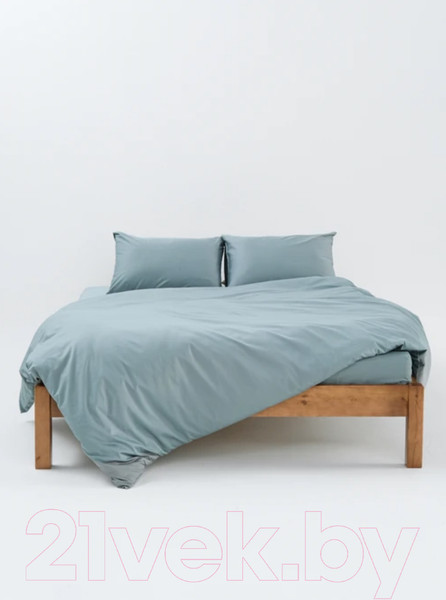 Изображение товара Комплект постельного белья GoodNight Сатин Делюкс Евро / 396397 (50x70, вода)