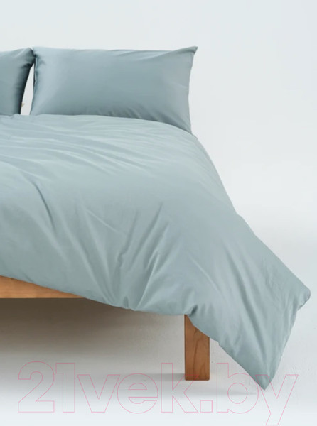 Изображение товара Комплект постельного белья GoodNight Сатин Делюкс Евро / 396397 (50x70, вода)
