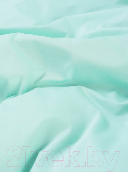 Изображение товара Комплект постельного белья GoodNight Сатин Делюкс Евро / 385243 (50x70, мята)