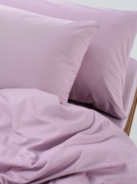 Изображение товара Комплект постельного белья GoodNight Сатин Делюкс Евро / 330928 (50x70, пыльная роза)