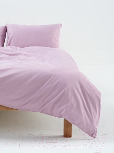 Изображение товара Комплект постельного белья GoodNight Сатин Делюкс Евро / 330928 (50x70, пыльная роза)