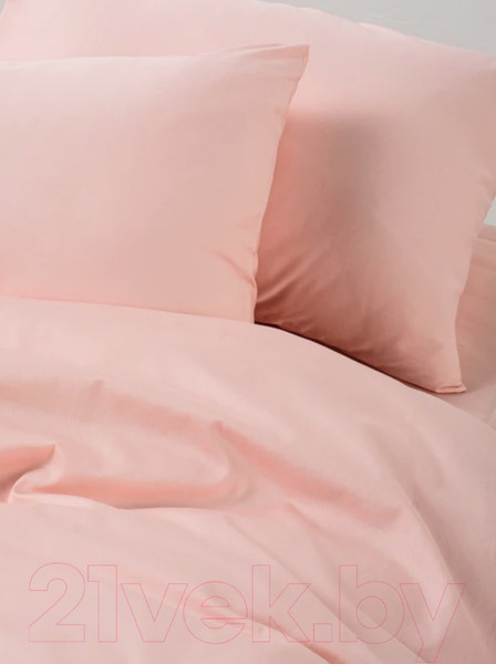 Изображение товара Комплект постельного белья GoodNight Сатин Делюкс Евро / 341727 (50x70, розовый)