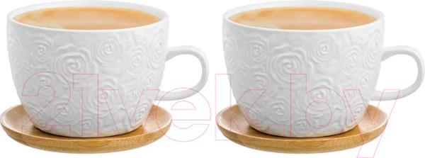 Изображение товара Набор для чая/кофе Elan Gallery Розы / 540348