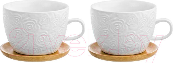 Изображение товара Набор для чая/кофе Elan Gallery Розы / 540348