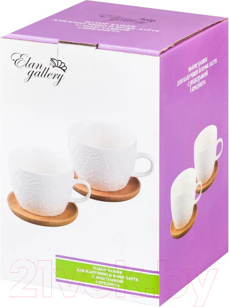 Изображение товара Набор для чая/кофе Elan Gallery Розы / 540348