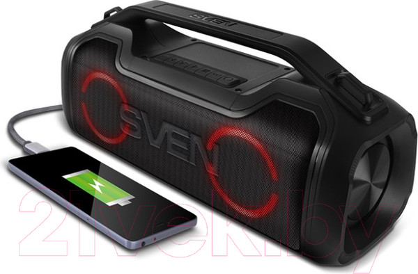 Изображение товара Портативная колонка Sven PS-390 (черный)