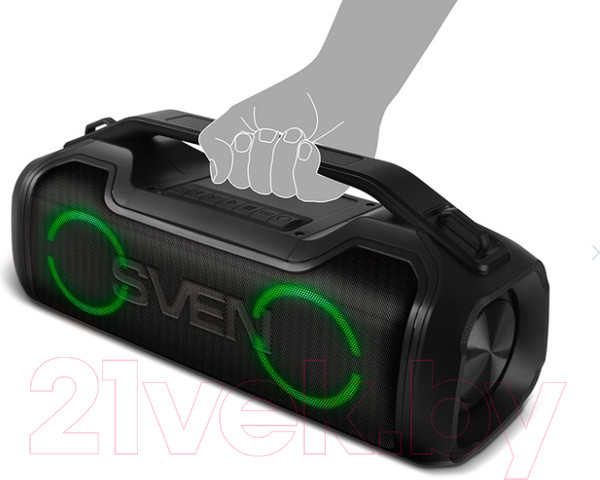 Изображение товара Портативная колонка Sven PS-390 (черный)
