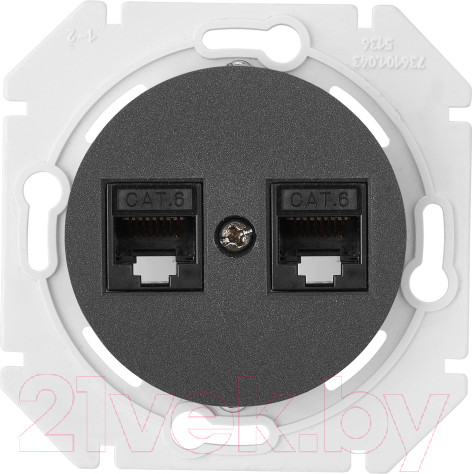 Изображение товара Розетка Bylectrica РК216-6312 (графит)