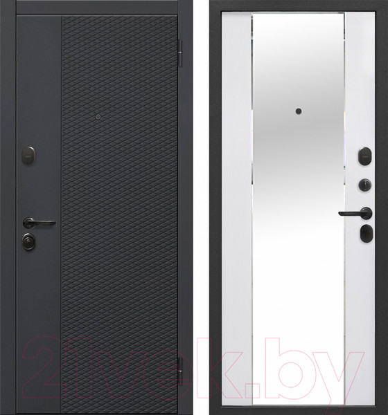 Изображение товара Входная дверь Гарда Флорида Зеркало фацет (96x205, правая)